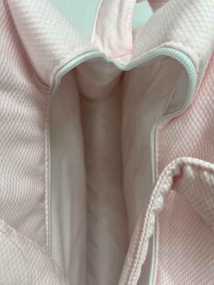 Bolso Maternal Rosa Piqué para Carrito | Elegante, Amplio y Práctico | BabyWorld